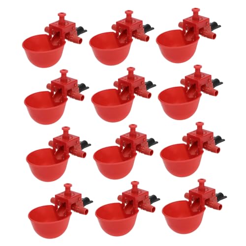 HEMOTON 12 Stück Teiliges Einstellbare Automatische Tränke aus Langlebigem Abs für Hühner Tauben und Vögel Praktischer Wassernapf mit Präziser Wassermengenregulierung für Zufällige Farbe HEMOTON 12 Stück Teiliges Einstellbare Automatische Tränke aus Langlebigem Abs für Hühner Tauben und Vögel Praktischer Wassernapf mit Präziser Wassermengenregulierung für Zufällige Farbe von HEMOTON
