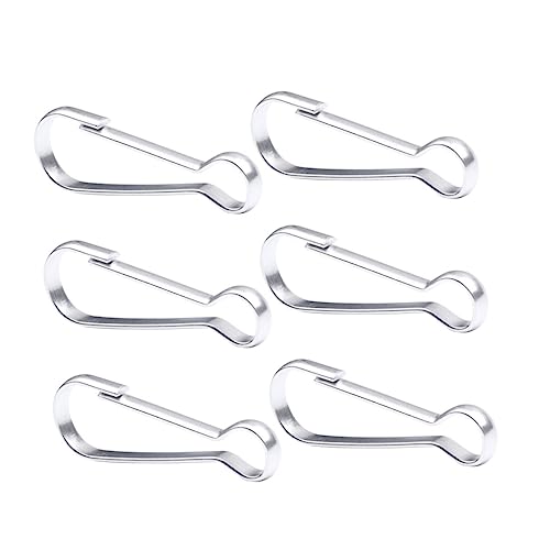 HEMOTON 15 Stück Teiliges Fahnenmast Clips mit Federhaken Wetterfeste Flaggenbefestigung Robuste Flagpole Snap Hooks für Außenbereich Kompatibel mit Standard Ösenfahnen von HEMOTON