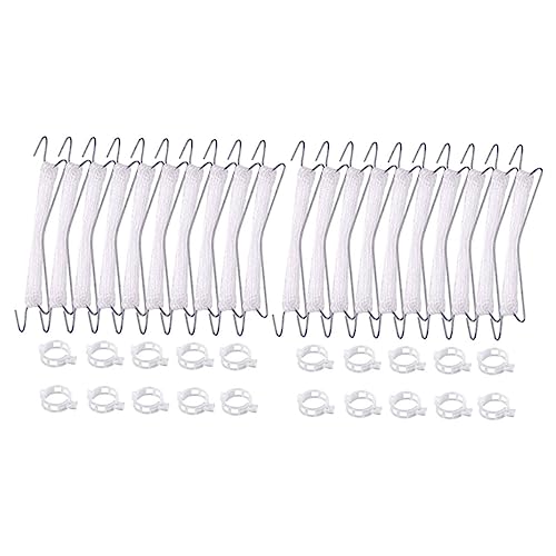 HEMOTON 2 Sätze Garten-stützclip Drinnen Gemüse Spalier-Set Für Gewächshäuser Groß Klein Unterstützt Pflanzenstützrahmen Klettern Unterstützung Spaliere Gitter Feuerverzinkter Stahldraht von HEMOTON