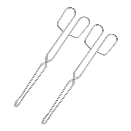 HEMOTON 2 Stck Food Clip Lebensmittelzange Stabile Vielseitige Servierzange für Grill Backwaren Obst und Gemüse Langlebig Rostfrei für Haushalt Picknick und Familienfeiern von HEMOTON