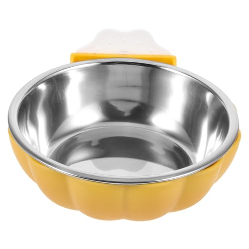 HEMOTON 2 Stück Abnehmbarer Hundenapf mit Kürbisform Futternapf für Hundekäfige Großer Gelber Futter und Wassernapf für Katzen Hunde Kaninchen Einfach zu Reinigen und Vielseitig Verwendbar HEMOTON 2 Stück Abnehmbarer Hundenapf mit Kürbisform Futternapf für Hundekäfige Großer Gelber Futter und Wassernapf für Katzen Hunde Kaninchen Einfach zu Reinigen und Vielseitig Verwendbar von HEMOTON