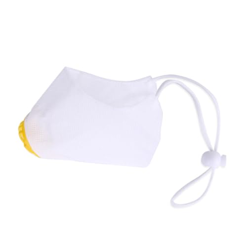 HEMOTON 2 Stück Atmungsaktive Hundemaske mit Filterabdeckung Schützende Haustiermaske Komfortabel und Langlebig für Hunde Weiß Weiche Passform Sicher und Bequem von HEMOTON