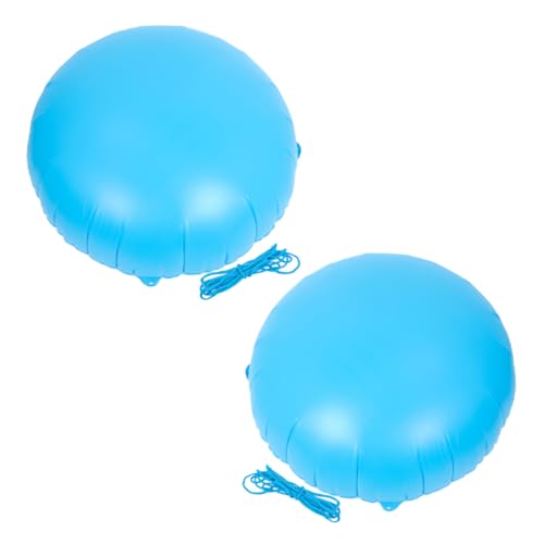 HEMOTON 2stücke Aufblasbare Poolkissen Für Aufstellpools Pool-schutzkissen Aus PVC Runde Kissen Für Outdoor-Pools Pool-Abdeckungs-Luftkissen Zum Überwintern von HEMOTON