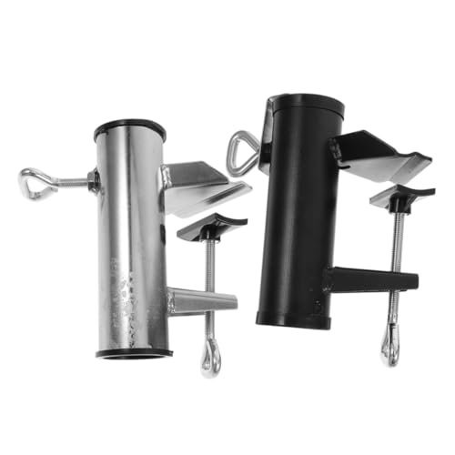 HEMOTON 2 Stück Outdoor Regenschirm Befestigungsclip Gartenschirm Clip Regenschirm Festhalterung Hof Regenschirmhalter Outdoor Clip Ständer Sonnenschirm Stützclip von HEMOTON