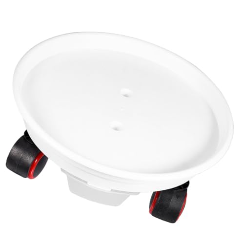 HEMOTON 2 Stück Pflanzenroller mit Stabiler Pflanztrolley für und Außenbereich für Blumen und Bonsai Töpfe Durchmesser Weiß mit Wasserdichtem Untersetzer HEMOTON 2 Stück Pflanzenroller mit Stabiler Pflanztrolley für und Außenbereich für Blumen und Bonsai Töpfe Durchmesser Weiß mit Wasserdichtem Untersetzer von HEMOTON