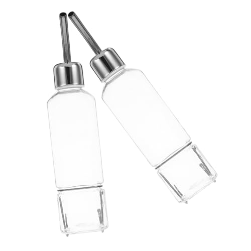 HEMOTON 2 Stück Teiliges Hängendes Haustier Wasserdispenser Automatischer Hundetrinkbrunnen Leicht zu Reinigen Sicher für Haustiere Einfache für Unterwegs und Zuhause von HEMOTON