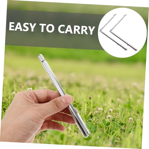 HEMOTON 2 Stück Teiliges Verstellbares Wünschelruten Flexiblem Material Präzise Positionierung für Wasser Ortungssuche Langlebig und Benutzerfreundlich für Anfänger und Profis HEMOTON 2 Stück Teiliges Verstellbares Wünschelruten Flexiblem Material Präzise Positionierung für Wasser Ortungssuche Langlebig und Benutzerfreundlich für Anfänger und Profis von HEMOTON