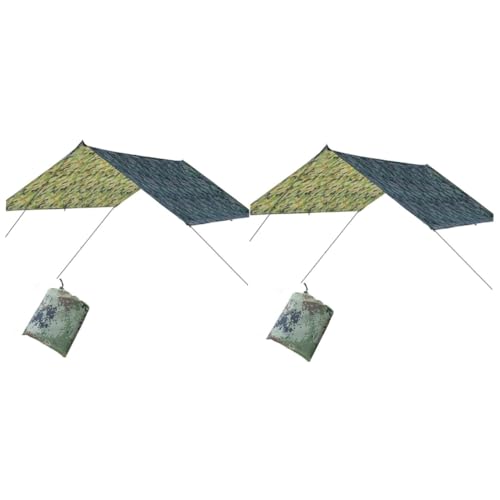 HEMOTON 2 Stück wasserdichte Outdoor Tarnplane Multifunktionale Camping Bodenmatte UV Schutz und Feuchtigkeitsbarriere für Personen für Picknick Strand und Schutz unter Hängematten HEMOTON 2 Stück wasserdichte Outdoor Tarnplane Multifunktionale Camping Bodenmatte UV Schutz und Feuchtigkeitsbarriere für Personen für Picknick Strand und Schutz unter Hängematten von HEMOTON