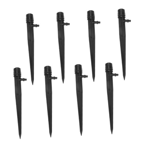 HEMOTON 24 Stück Automatisches Bewässerungssystem Tropfbewässerungsset mit Einstellbarem Wasserfluss Bodenstecker für Garten Gewächshaus Baum Gartenbewässerung Werkzeug von HEMOTON