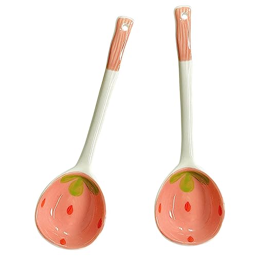 HEMOTON 2er-set Löffel in Erdbeerform Dessertlöffel Aus Keramik Schön Für Kuchen Und Desserts HEMOTON 2er-set Löffel in Erdbeerform Dessertlöffel Aus Keramik Schön Für Kuchen Und Desserts von HEMOTON