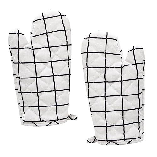 HEMOTON 2st Topflappenhandschuh Grillhandschuhe Griffhalter Handschuhe Topflappen Für Den Ofen Backhandschuhe Küchenhandschuhe Topfhandschuhe Ofenhandschuhe Zubehör Weiß Handhaben HEMOTON 2st Topflappenhandschuh Grillhandschuhe Griffhalter Handschuhe Topflappen Für Den Ofen Backhandschuhe Küchenhandschuhe Topfhandschuhe Ofenhandschuhe Zubehör Weiß Handhaben von HEMOTON