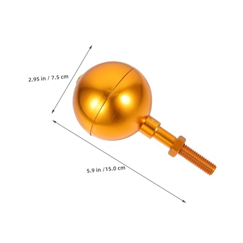 HEMOTON 3stücke Kugel-fahnenmastspitze Aus Aluminiumlegierung Ersatz-Ornament Für Teleskop-fahnenmast LKW-fahnenmast-Spitze Solar-fahnenmast-Ornament Outdoor-fahnenmast-Spitze HEMOTON 3stücke Kugel-fahnenmastspitze Aus Aluminiumlegierung Ersatz-Ornament Für Teleskop-fahnenmast LKW-fahnenmast-Spitze Solar-fahnenmast-Ornament Outdoor-fahnenmast-Spitze von HEMOTON