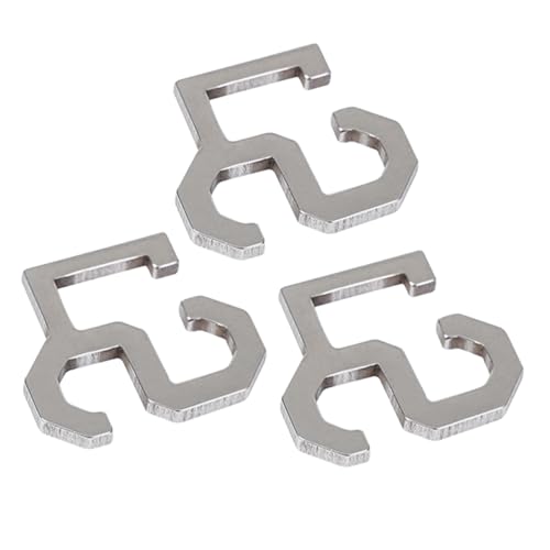 HEMOTON 3 Stück Zeltheringe mit Seilspanner Rutsch Abspannseile für Zelte Pavillons und Outdoor Aktivitäten für Camping und Picnics von HEMOTON