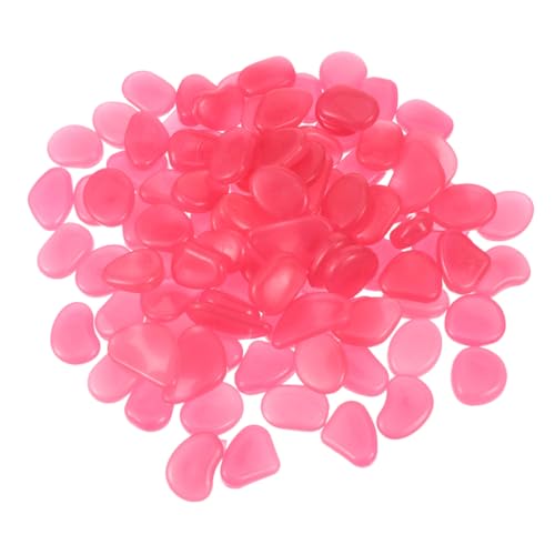 HEMOTON 300stücke Leuchtende Kieselsteine Im Dunkeln Leuchtende Gartensteine Dekorative Steine Für Aquarien Gartenwege Terrassen Aquarienlandschaftsgestaltung von HEMOTON