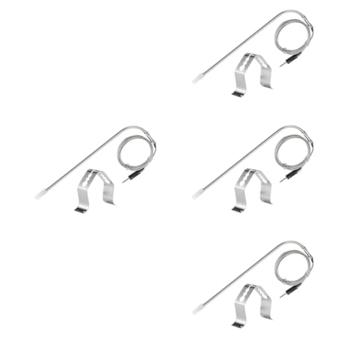 HEMOTON 4 Sätze Bbq Thermometer Clip Teiliges Grillzubehör mit Drei Löchern zur Temperaturmessung für Langlebig und Tragbar für Grill Ofen und Smoker HEMOTON 4 Sätze Bbq Thermometer Clip Teiliges Grillzubehör mit Drei Löchern zur Temperaturmessung für Langlebig und Tragbar für Grill Ofen und Smoker von HEMOTON