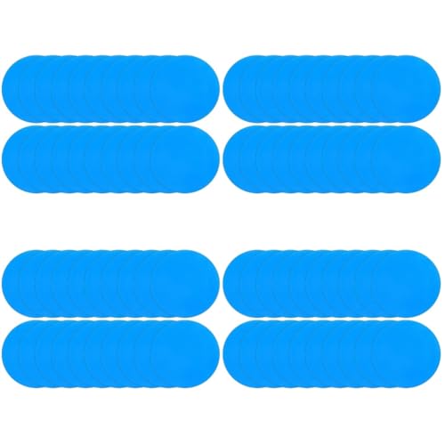 HEMOTON 4 Sätze PVC Schwimmring Reparaturflicken Selbstklebende Reparaturaufkleber Für Aufblasbare Boote Pools Kajaks Und Und Langlebig 20 Stück * 4 von HEMOTON