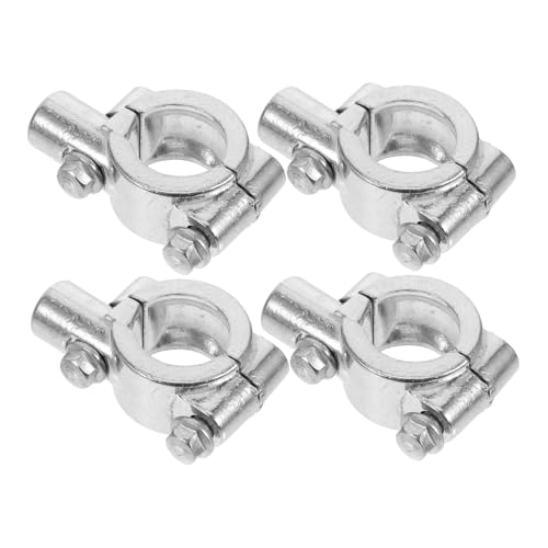 HEMOTON 4 Stück Aluminiumlegierung Flaggenmast Halterung mit Präziser Klemmtechnik Universeller Flaggenhalter für Motorräder und Scooter und Leicht von HEMOTON