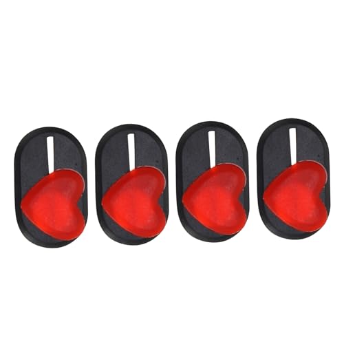 HEMOTON 4 Stück Kameraabdeckung Webcam-Abdeckung für Tablet Webcam-Abdeckungsschieber Computerkamera Webcam-Abdeckungsfolie Webcam-Abdeckfolie für Desktop Schreibtisch Stopper Laptop Abs von HEMOTON