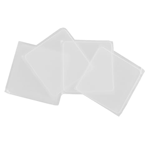 HEMOTON 4 Stück Rutsch Gel Pads PVC Fixierpads Vibrationsdämpfer Waschmaschine Möbel Schutzmatten für Tisch Stuhl Küchenschrank von HEMOTON