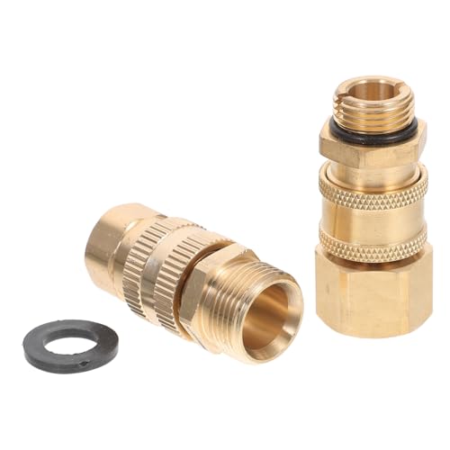 HEMOTON 4 Stück Teiliges Hochdruckreiniger Schnellanschluss Kit Robuste Adapter für Hochdruckschläuche Wiederverwendbare Verbindungsstücke Vielseitig Kompatibel mit Gängigen Modellen HEMOTON 4 Stück Teiliges Hochdruckreiniger Schnellanschluss Kit Robuste Adapter für Hochdruckschläuche Wiederverwendbare Verbindungsstücke Vielseitig Kompatibel mit Gängigen Modellen von HEMOTON