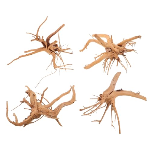 HEMOTON 4 Stück Teiliges Natürliches Schwemmholz Aquarium Dekoration Wasserfest Langlebig Holzäste für Süßwasserfische Reptilien Kletterholz Terrarium Ornamente HEMOTON 4 Stück Teiliges Natürliches Schwemmholz Aquarium Dekoration Wasserfest Langlebig Holzäste für Süßwasserfische Reptilien Kletterholz Terrarium Ornamente von HEMOTON