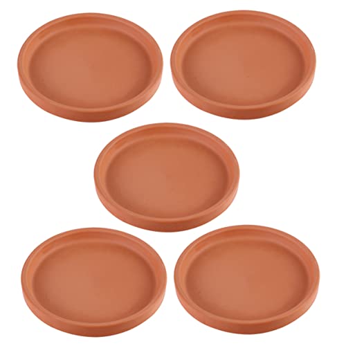 HEMOTON 5 Stück Blumentopfmatte Topf Tablett Extra Große Pflanzgefäß-untersetzer Blumentopf -untertassen Topfuntertassen Tablett Für Pflanzentöpfe Pflanzentopfplatte Blumenpots Terrakotta von HEMOTON