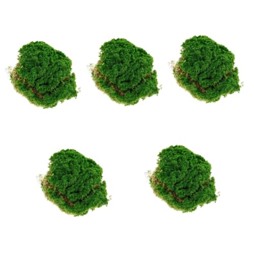 HEMOTON 5 Stück Künstliche Moosmatte Realistischer Deko Moosteppich Terrarien Pflanzenwände und DIY Projekte von HEMOTON