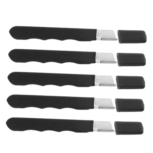 HEMOTON 5 Stück Teiliges Gartenschärfer Tragbarer Messerschleifer für Küchenmesser Gartenscheren und Astschneider Präziser Klingenschärfer für Heckenscheren und Gartenschneider von HEMOTON