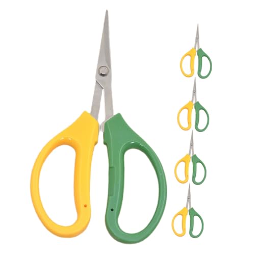 HEMOTON 5 Stück Teiliges Gartenscheren Hochwertige Beschneidescheren für Effektives Beschneiden Ergonomische Handhabung und Müheloses Ernten im Garten von HEMOTON