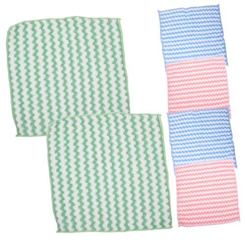 HEMOTON 6 Stück Weiche Fleecedecken für Kleine Haustiere Saugfähige und Wiederverwendbare Hamster Käfigmatten Weiche und Dicke Unterlagen Grün und Blau für Meerschweinchen und Hamster von HEMOTON