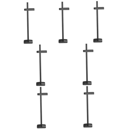 HEMOTON 7St Grafikkartenhalterung einstellbare GPU-Halterung GPU-Unterstützung Metallbügel Computerzubehör Anti-Rutsch-GPU-Halter Rechner Tragrahmen Base Aluminium-Magnesium-Legierung von HEMOTON