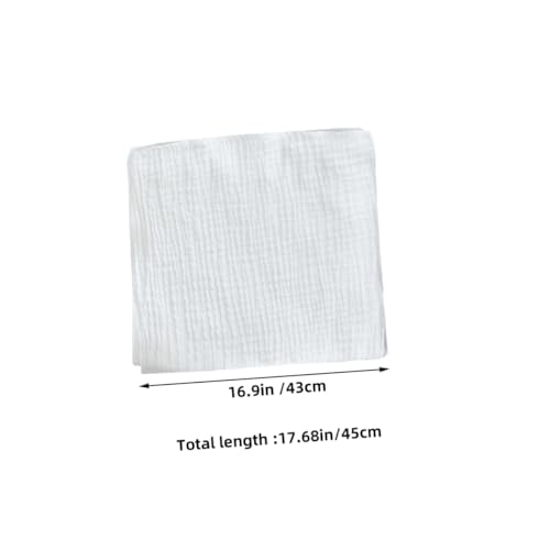 HEMOTON 8 Stück Teiliges Mulltuch aus Baumwolle Doppellagige Waschbare Windeln Weiche Waschlappen und Spucktücher Weiß für Neugeborene und Kleinkinder Windelhalter HEMOTON 8 Stück Teiliges Mulltuch aus Baumwolle Doppellagige Waschbare Windeln Weiche Waschlappen und Spucktücher Weiß für Neugeborene und Kleinkinder Windelhalter von HEMOTON