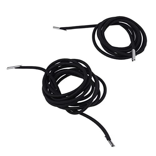 HEMOTON 8 Stück Teiliges Set Elastische Rope für Liegestühle Langlebige und Robuste Chaise Longue Schnur Passform für Optimalen Sitzkomfort Schwarz von HEMOTON