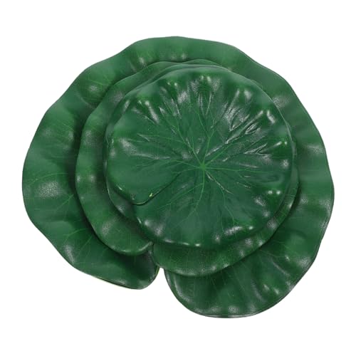 HEMOTON 9stücke Teiliges Künstliche Lotusblätter Schwimmende Wasserlilien Für Teich Aquarien-dekoration in Verschiedenen Designs Für Innen Außenbereiche von HEMOTON