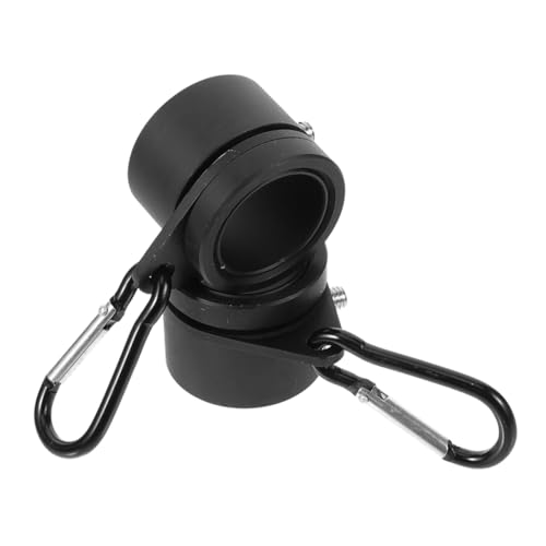 HEMOTON Aluminium Fahnenmast Ring Wetterfeste Drehbare Flaggenhalterung mit Karabiner Windresistent Wickel Outdoor Flagpole Ring für Reibungslose Rotation von HEMOTON