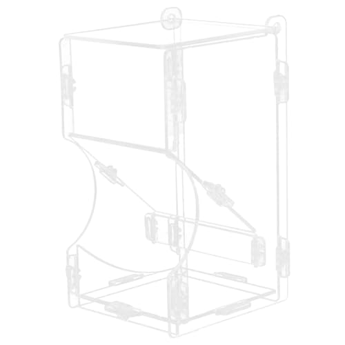 HEMOTON Automatischer Futterspender für Hamster Kleine Haustiere Einfach zu Reinigen Praktische Futterstation für Kleintiere Transparentes Design Energiesparend und Zeitsparend von HEMOTON