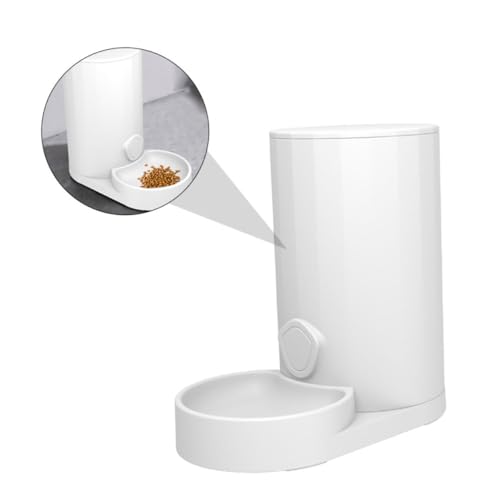 HEMOTON Automatischer Futterspender für Katzen und Kleine Hunde Futternapf aus Lebensmittelechtem Rutschfestes Design für Haustierernährung Zuhause HEMOTON Automatischer Futterspender für Katzen und Kleine Hunde Futternapf aus Lebensmittelechtem Rutschfestes Design für Haustierernährung Zuhause von HEMOTON