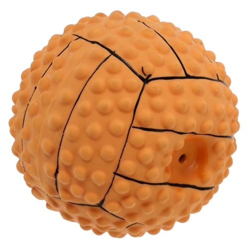 HEMOTON Bissfestes Hundespielzeug Latex Ball mit Quietschfunktion Langlebiges Kauspielzeug zur Zahnreinigung für Welpen und Ausgewachsene Hunde Interaktives Beißspielzeug zur Gesunder von HEMOTON