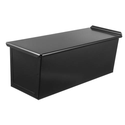 Brotbackform mit Deckel x 12 x 11 cm Antihaft Kastenform Brot Brotformen zum Backen Backform Rechteckig Kastenform Kuchen Brotform für 750G Brot und Toastbrot von HEMOTON