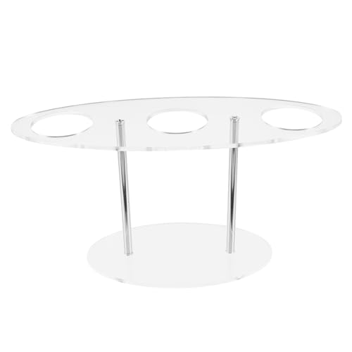 HEMOTON Eistüte Halter Ständer Eistütenhalter Ice Cream Stand Acryl Eiswaffelhalter Pommestüten Halterung Eiswaffelständer Dessert Display Halter für Eiswaffel Popcorn Kegel von HEMOTON