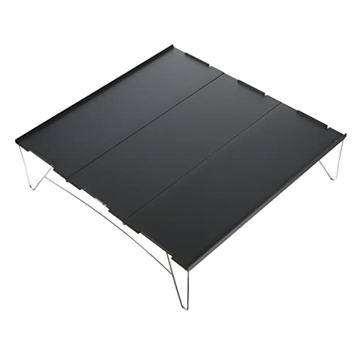 HEMOTON Faltbarer Camping Tisch Aluminium Leichter Klapptisch Für Outdoor Picknick Und Garten Tragbares Einfach Zu Verstauendes Design Mit Hoher Belastbarkeit Für Reisen Und von HEMOTON