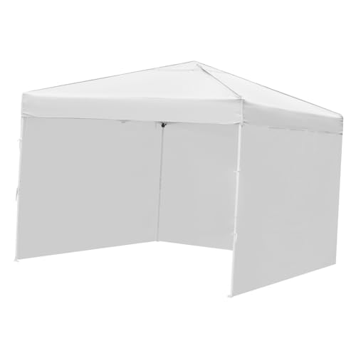 HEMOTON Faltbares Partyzelt mit Seitenteilen Robustem Eisenrahmen Wetterfester Weißer Pavillon für Camping Garten Hochzeit und Outdoor veranstaltungen HEMOTON Faltbares Partyzelt mit Seitenteilen Robustem Eisenrahmen Wetterfester Weißer Pavillon für Camping Garten Hochzeit und Outdoor veranstaltungen von HEMOTON