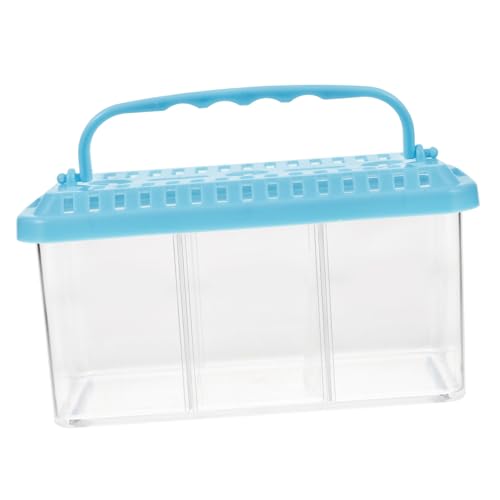 HEMOTON Fischzuchtbox mit Abnehmbarer Trennwand Transparente Brutstation für Fische und Garnelen Fach Unterteilt für Aquarien und Vielseitige Nutzung von HEMOTON