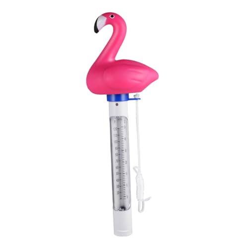 HEMOTON Flamingo Wasserthermometer für Pool Schwimmendes Wasserdichtes Thermometer mit Messbereich für Sicheres Baden und Schnelle Temperaturmessung HEMOTON Flamingo Wasserthermometer für Pool Schwimmendes Wasserdichtes Thermometer mit Messbereich für Sicheres Baden und Schnelle Temperaturmessung von HEMOTON