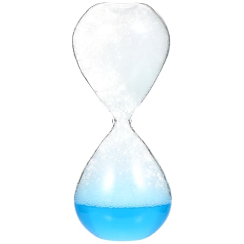 Blauer Flüssiger Sanduhr Timer - Robustes Glas, Visuelle Zeitmessung, Ideal Für Kinder Belohnungssysteme Und Küchenaktivitäten von HEMOTON