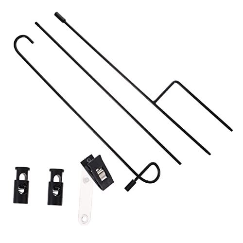 HEMOTON Gartenflaggenständer Robustem Material Premium Fahnenmast für Gartenflaggen Wetterfest und Langlebig für Vorgarten und Terrasse Dekorativ und Funktional von HEMOTON