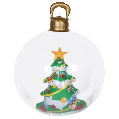 HEMOTON Giant Inflatable Christmas Ball Ornament mit PVC Outdoor Deko für Garten Wiese Veranda und Haustür Schnelle Aufblasbare Weihnachtskugel für Festliche Atmosphäre HEMOTON Giant Inflatable Christmas Ball Ornament mit PVC Outdoor Deko für Garten Wiese Veranda und Haustür Schnelle Aufblasbare Weihnachtskugel für Festliche Atmosphäre von HEMOTON