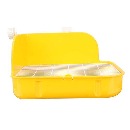 HEMOTON Große Kaninchentoilette aus Strapazierfähigem Abnehmbares Bodengitter für Einfache Geruchshemmend Geeignet für Kaninchen Meerschweinchen Frettchen und Kleintiere HEMOTON Große Kaninchentoilette aus Strapazierfähigem Abnehmbares Bodengitter für Einfache Geruchshemmend Geeignet für Kaninchen Meerschweinchen Frettchen und Kleintiere von HEMOTON