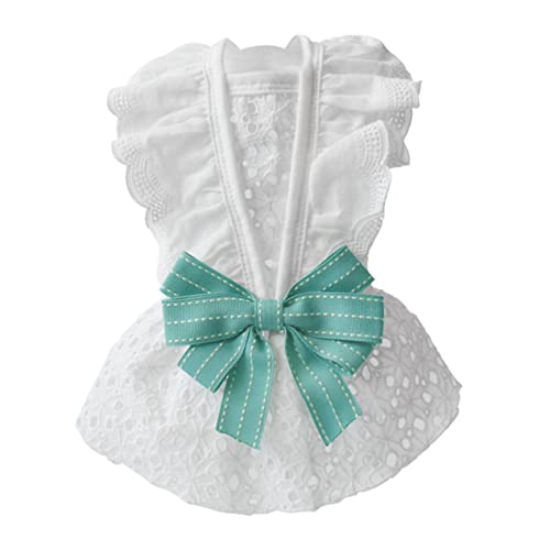 HEMOTON Haustier Sommerkleid für Hunde Bequeme und Pflegeleichte Kleidung für Kleine bis Mittelgroße Hunde Kreatives Design für Warme von HEMOTON