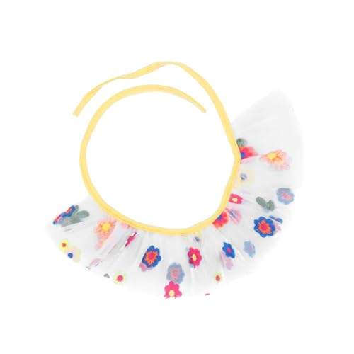 HEMOTON Haustierhalsband mit Gesticktem Süßes Hundehalsband für Stilvolle Haustiere für Partys und Tägliches Tragen Einheitsgröße von HEMOTON